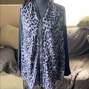 Sheer Animal Print Cardigan!